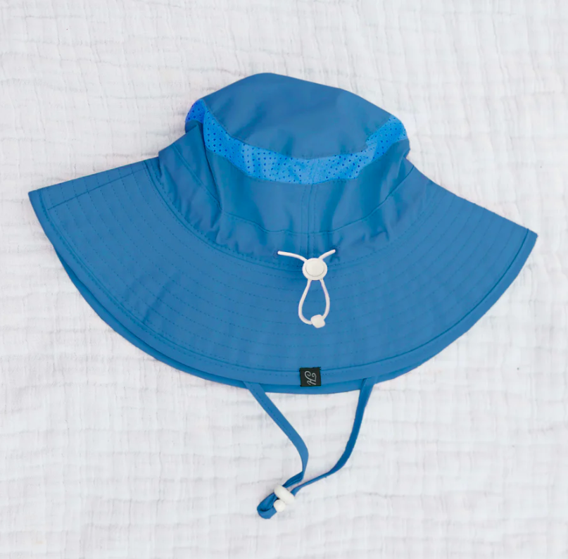 Honeysuckle - Cerulean - Bucket Sunhat|147107