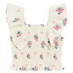 Miles The Label - Woven Floral Bow Shirt|193754