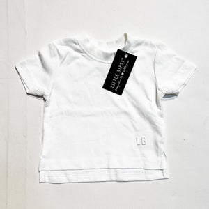 Little Bipsy White Shirt 0-3M **NEW **Imperfection|160899