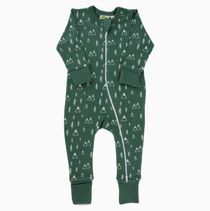 Parade Organics - '2-Way' Zip Holiday Romper Mountains|173334