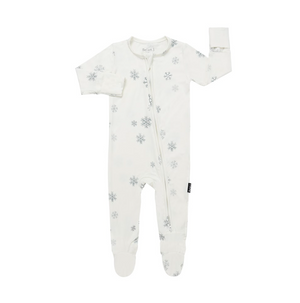 Belan.J - Footed Zipper Sleeper Snowflakes|175440