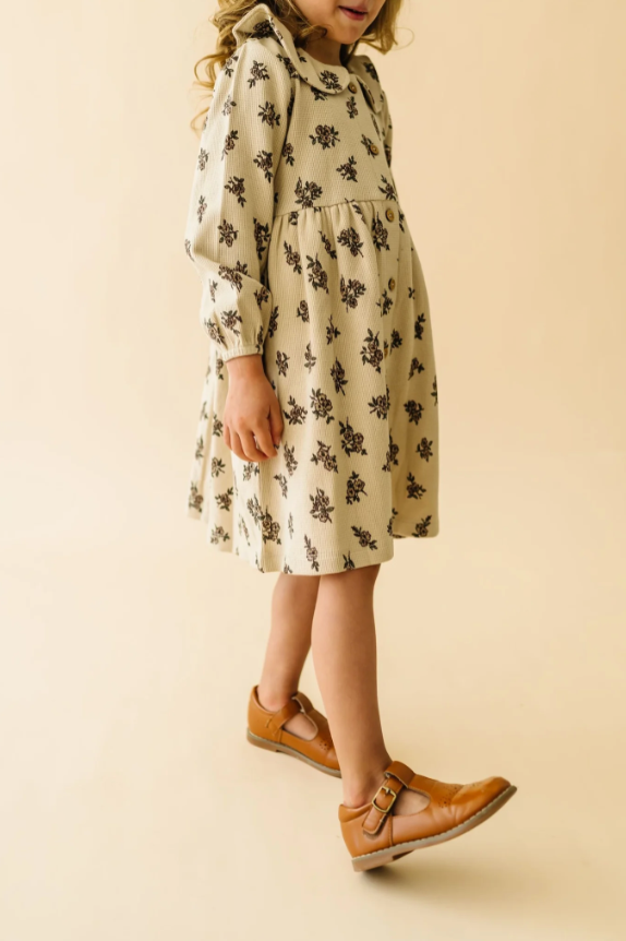 Organic Collared Dress - Posy|107552