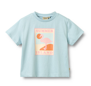 Wheat - T-shirt S/S Mirsa Summer Sky|197178