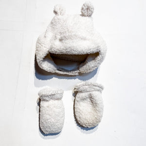 Joe Fresh Toque & Mittens Set 0-12M|160627