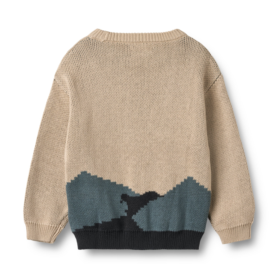 Wheat - Jaquard Pullover William Warm Sand|164346