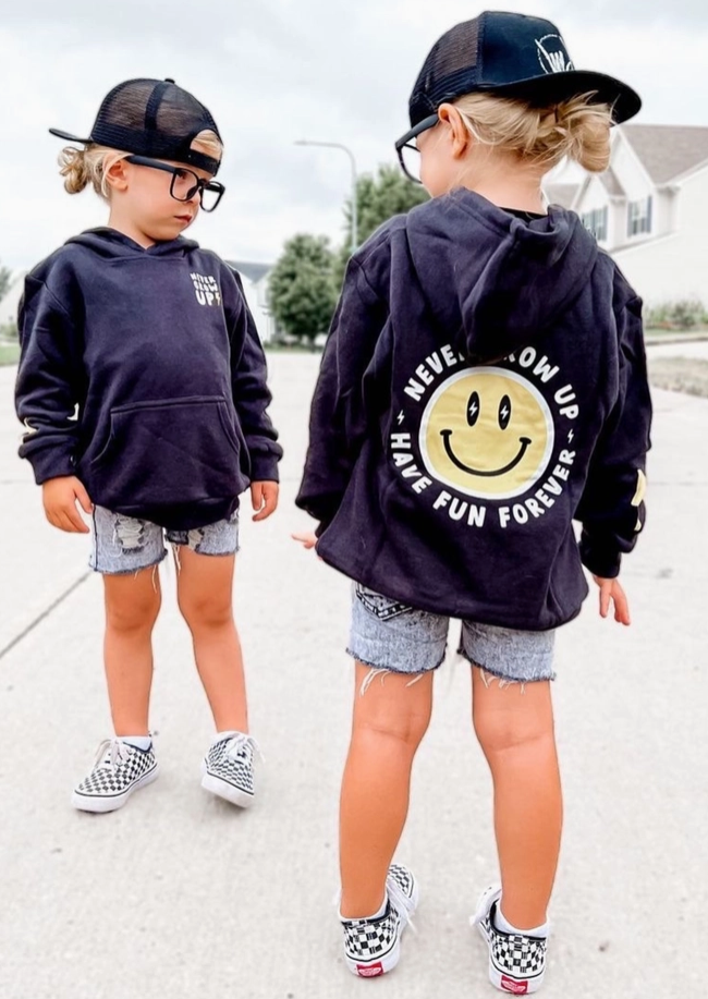 Little Trouble -  Never Grow Up Hoodie Yellow|178761