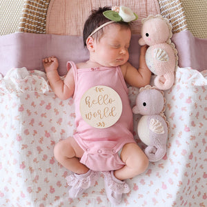 Cuddle & Kind - Baby Seahorse (powder pink), Give 5 Meals|155903