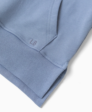 Little Bipsy - Raw Edge Crewneck - Sky Blue|99106