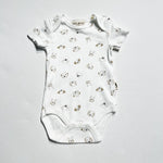 Rabbit + Bear Onesie 0-3M|205521
