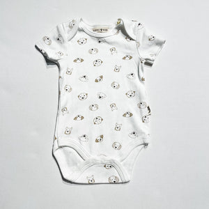 Rabbit + Bear Onesie 0-3M|205521