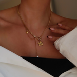 Willow Necklace - 18K PVD Gold Plating|176933