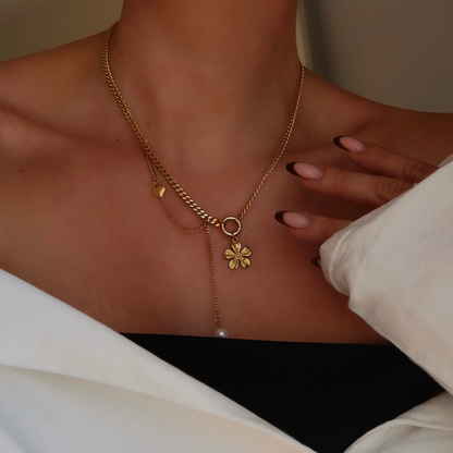 Willow Necklace - 18K PVD Gold Plating|176933