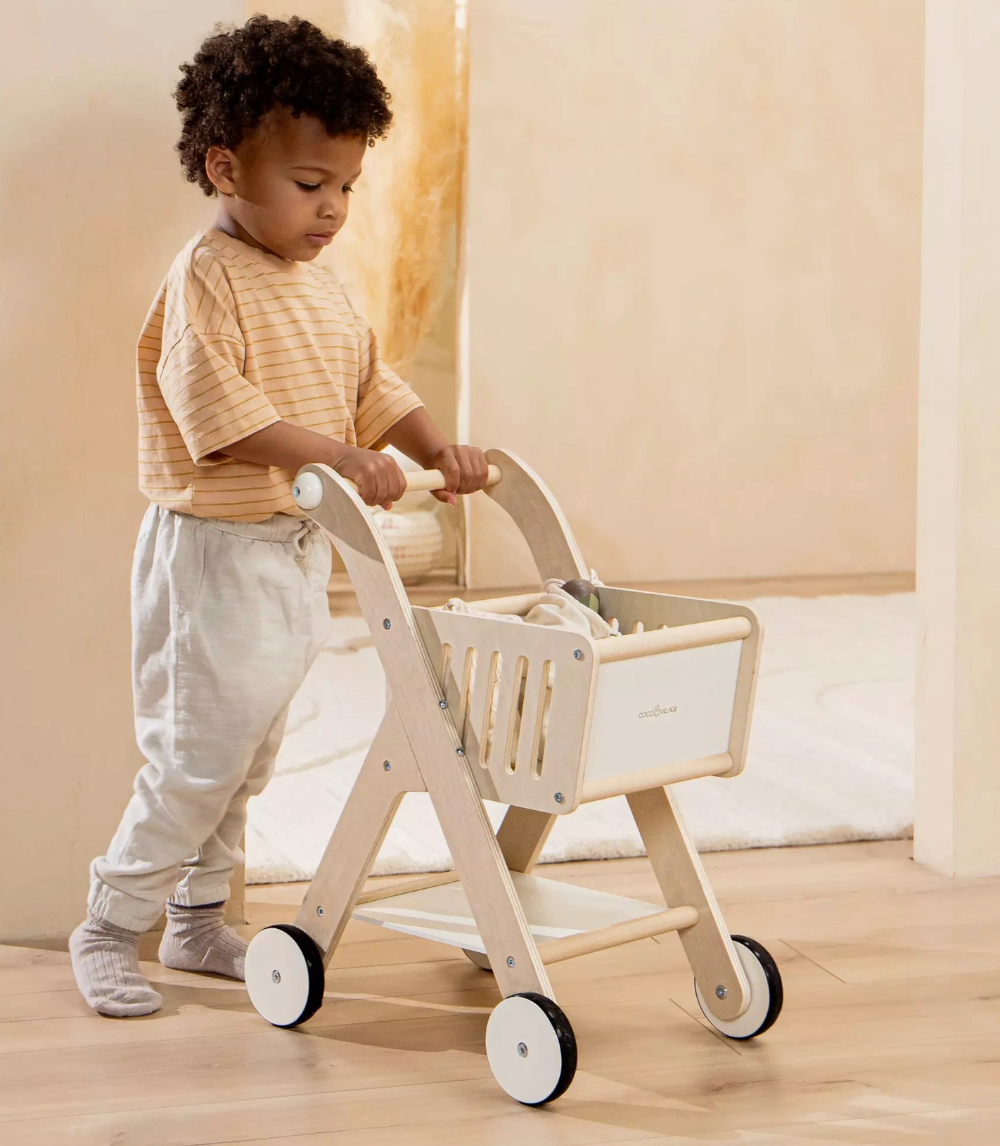 Coco Village - Wooden Shopping Cart - Foam|81544