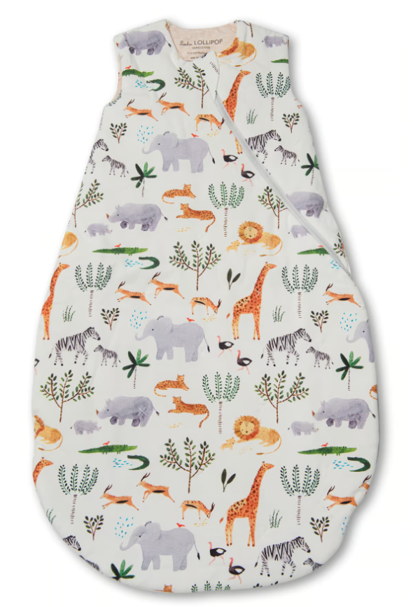 Loulou Lollipop - Sleep Bag 1.0 Tog - Safari Jungle|136198