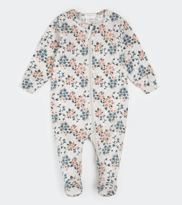 Petit Lem - Footed Sleeper - Wild Flowers|187070