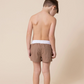 Roco Swim - Boardshort Brown/White|91703