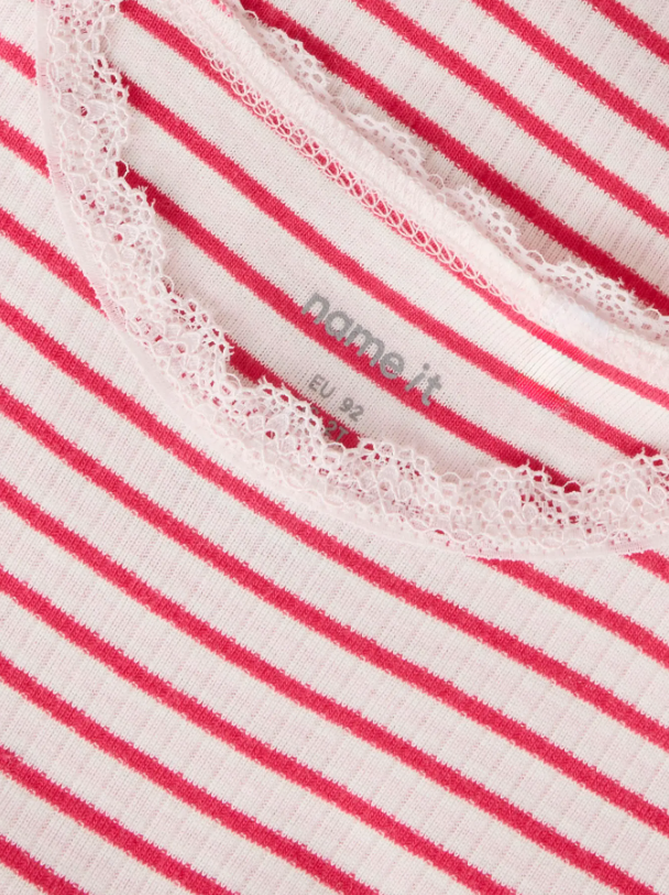 Name It - Lace Stripe Top|216278