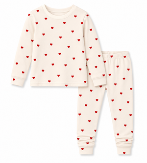 Roobear - Tiny Heart Bamboo Two-Piece Sleeper