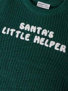 Name It - Santas Helper Sweater Green 9233|231517