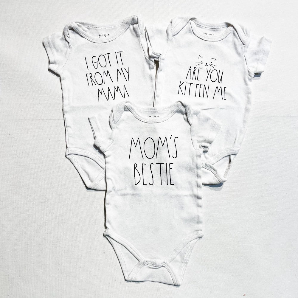Rae Dunn Onesie Set 6-9M|184555