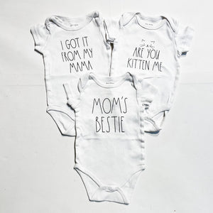 Rae Dunn Onesie Set 6-9M|184555