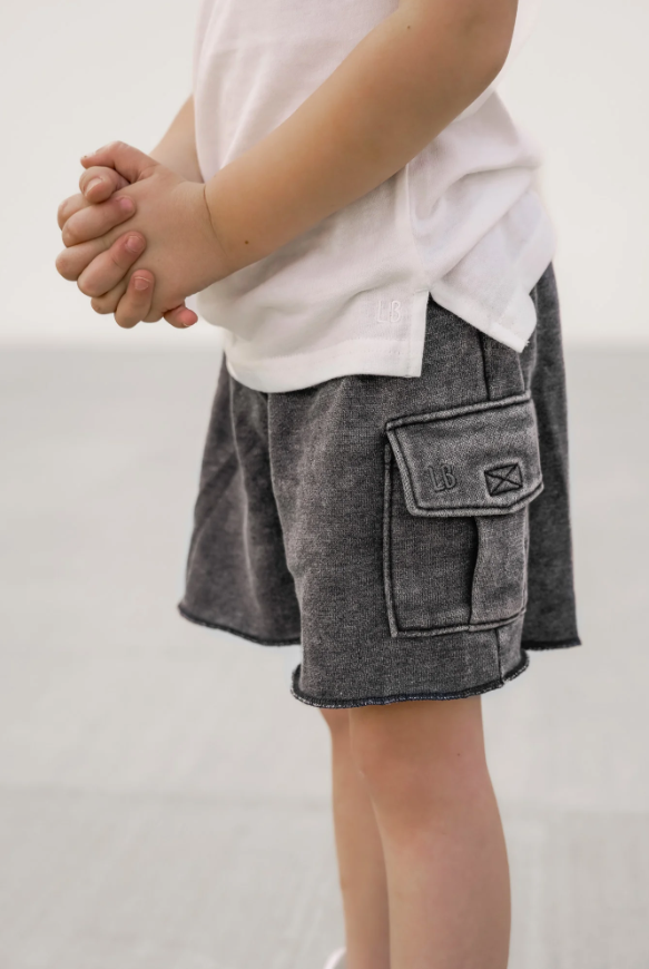 Little Bipsy - Raw Edge Cargo Shorts|137952