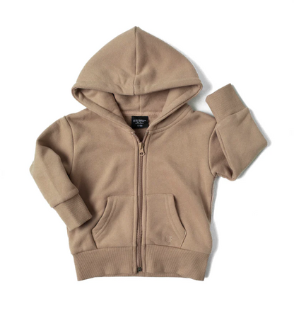 Little Bipsy - Classic Zip Hoodie - Taupe|102791