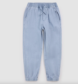 Miles The Label - Chambray Woven Joggers|194084