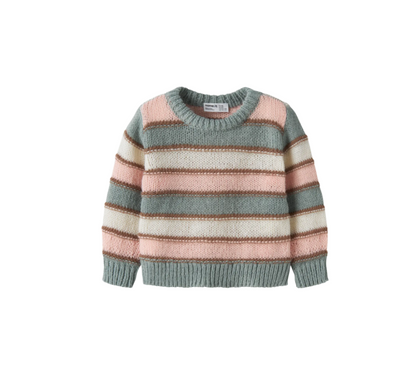 Name It - Striped Knit Sweater|215909
