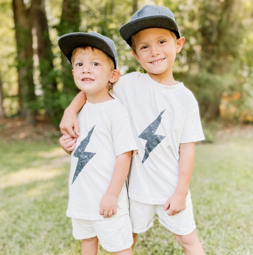 Little Rad Things - Greige Acid Wash Spark|120295