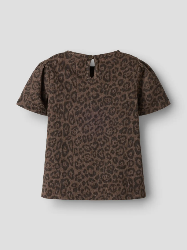 Name It - Leopard Puff Sleeve Top|213782