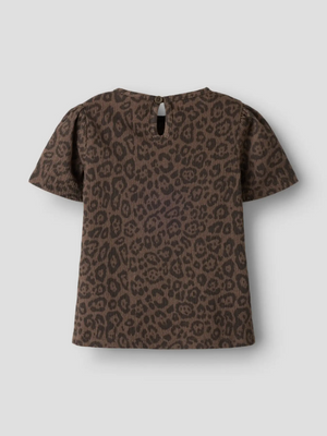 Name It - Leopard Puff Sleeve Top|213782