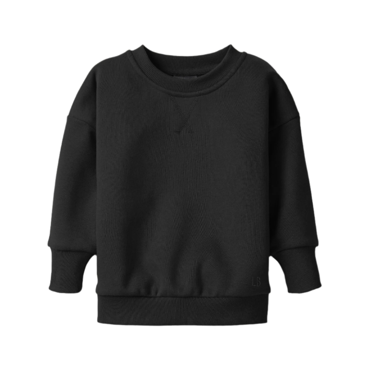 Little Bipsy Elevated Crewneck - Black|116133