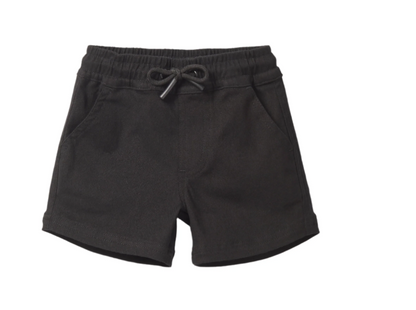 Little Bipsy - Cotton Twill Shorts - Black|138003