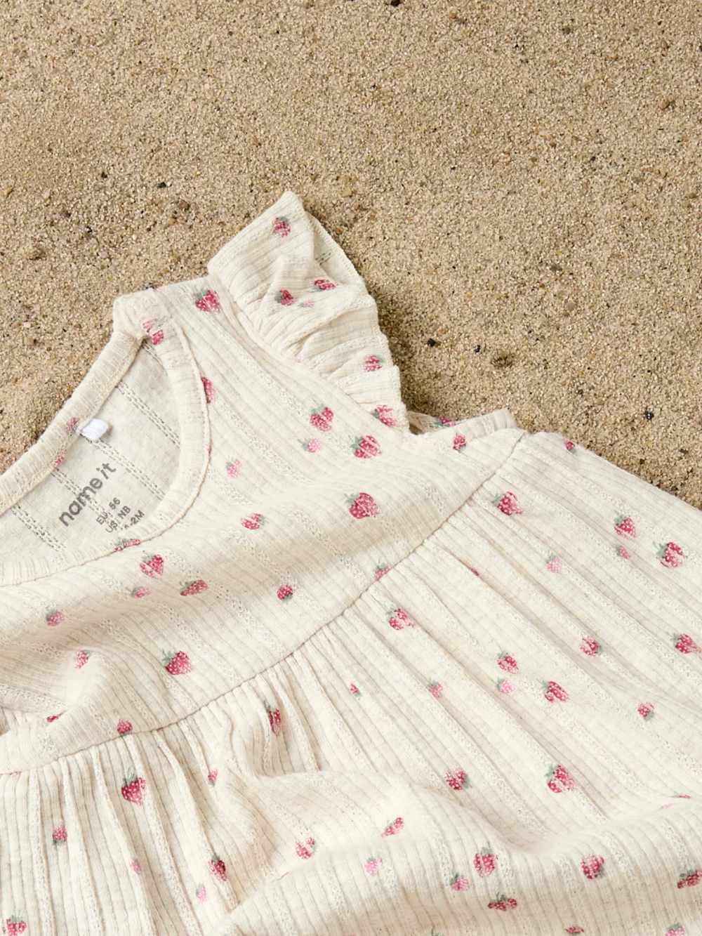 Name It - Strawberry Sprinkle Bodysuit Dress|208406