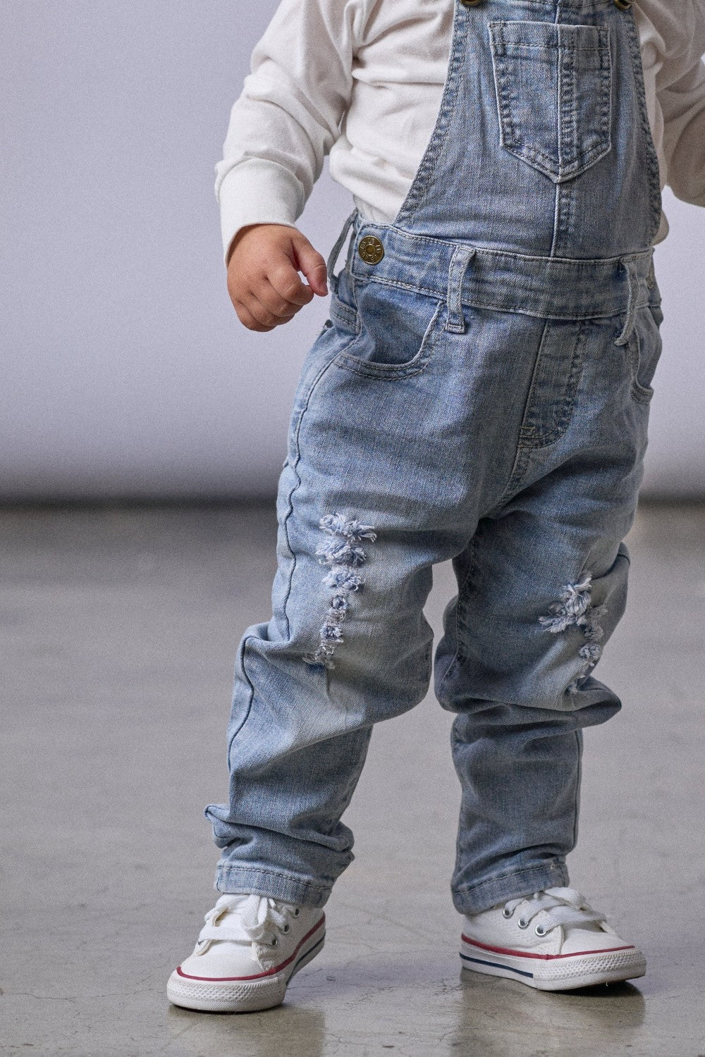 Little Bipsy - Denim Overall - Light Wash|109225