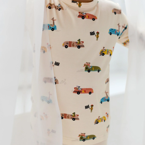 Roobear - Race Car Two-Piece PJs|163402