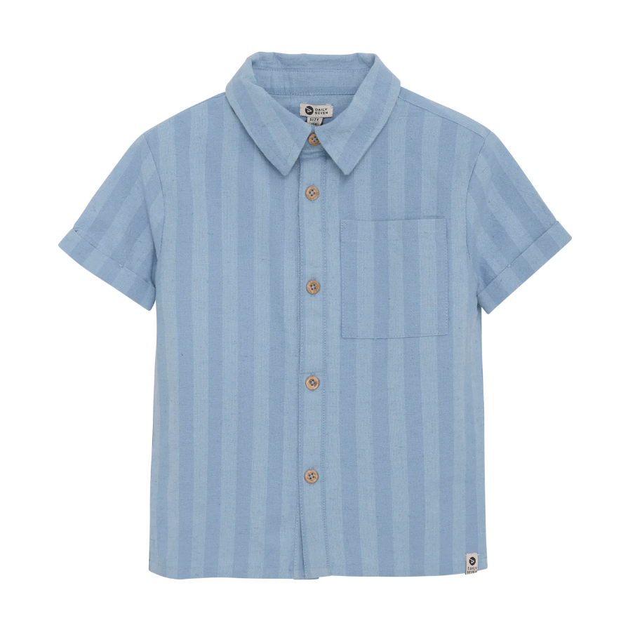 Daily7 - Button Up Blue Stripe|134596