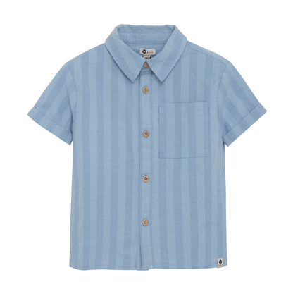 Daily7 - Button Up Blue Stripe|134596