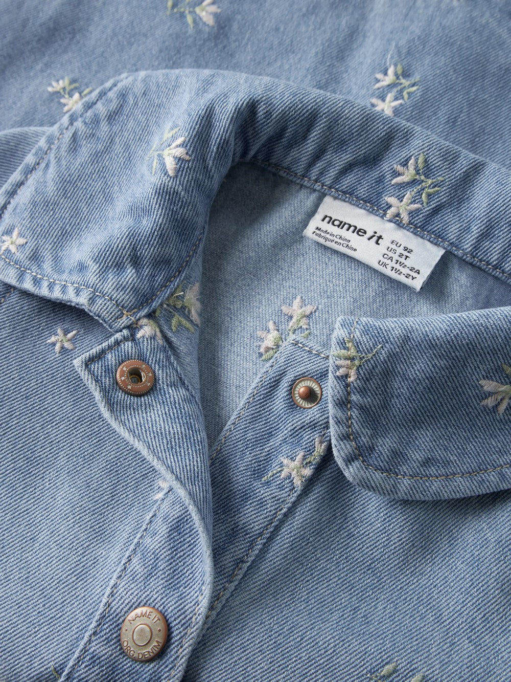Name It - Collar Jean Dress|225616