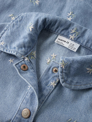 Name It - Collar Jean Dress|225616