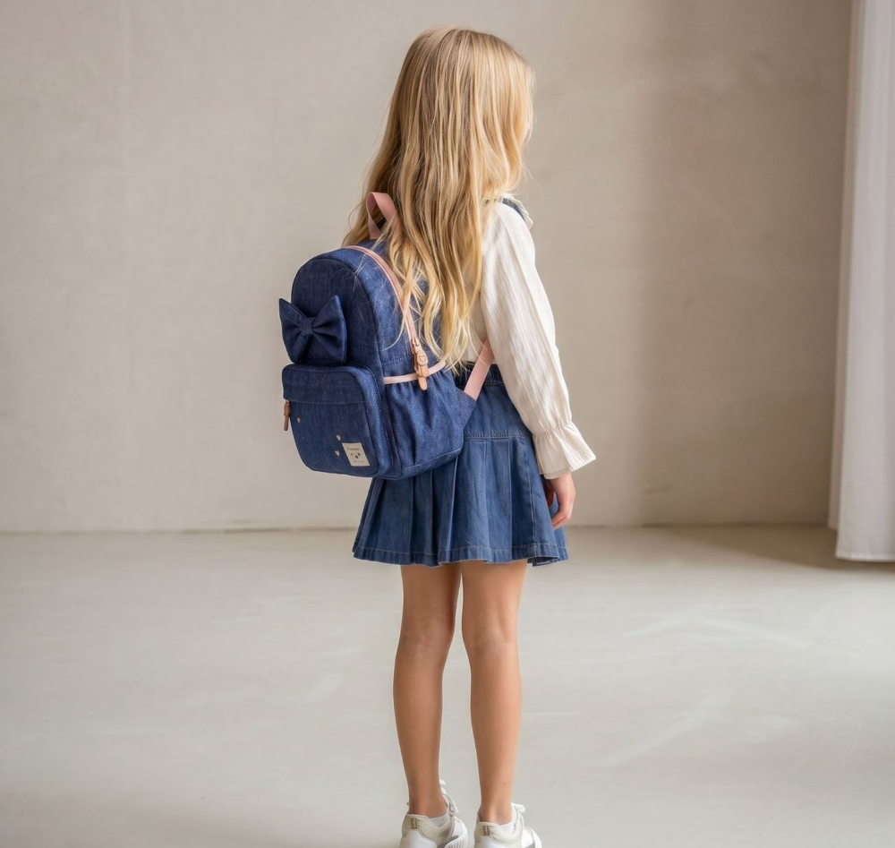 Kidzroom - Backpack Blossom And Bows Blue|230644