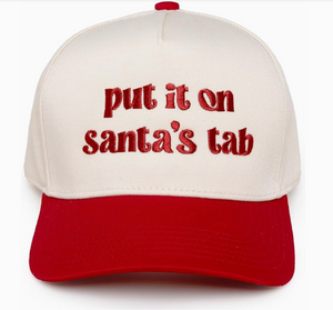 Put It On Santa's Tab Red/Beige|197681