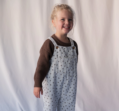 Roobear - Overalls Floral Cord|114107