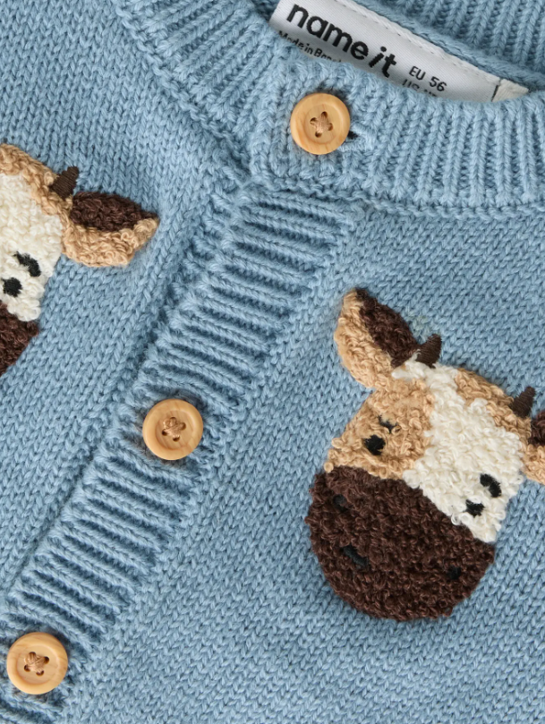 Name It - Embroidered Knit Cardigan|217783