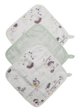 Loulou Lollipop - Washcloths 3 Piece Set - Hedgehogs|153123
