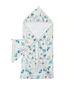 Loulou Lollipop - Muslin Hooded Towel Set - Dinosaurs|136271