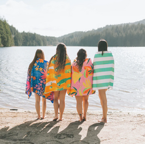 Honeysuckle - Beach Towel - Pink Stripe|203258