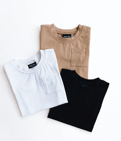 97 Design Co - Basic Pocket T-Shirt White|65718