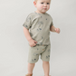 Mebie Baby - Beach Button Short Set|96567